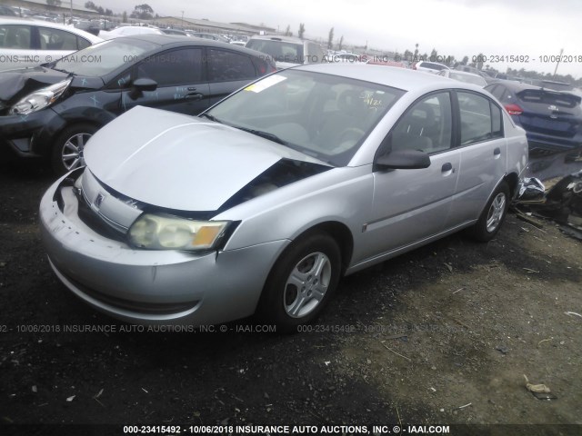 1G8AG52F83Z189389 - 2003 SATURN ION LEVEL 1 SILVER photo 2