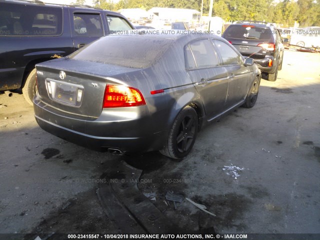 19UUA66295A061134 - 2005 ACURA TL GRAY photo 4