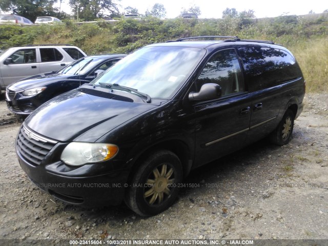 2C4GP54L45R600920 - 2005 CHRYSLER TOWN & COUNTRY TOURING BLACK photo 2