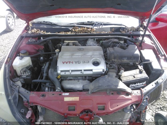 4T1CA38P56U079577 - 2006 TOYOTA CAMRY SOLARA SE/SLE Qırmızı foto 10