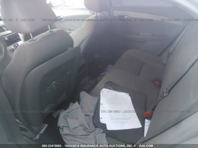 1G1ZC5E02CF129033 - 2012 CHEVROLET MALIBU 1LT SILVER photo 8