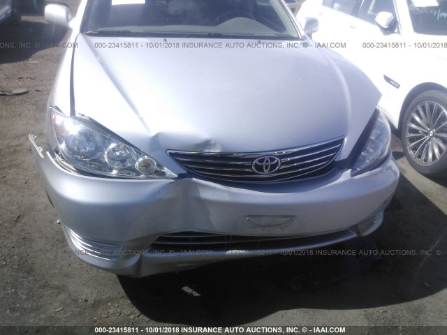 4T1BF30K65U083276 - 2005 TOYOTA CAMRY LE/XLE/SE SILVER photo 6