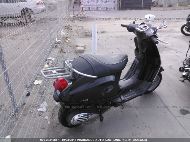 ZAPM448F695603166 - 2009 VESPA LX 150 BLACK photo 4