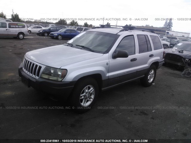 1J4GW48S44C306367 - 2004 JEEP GRAND CHEROKEE LAREDO/COLUMBIA/FREEDOM 银色 照片 2