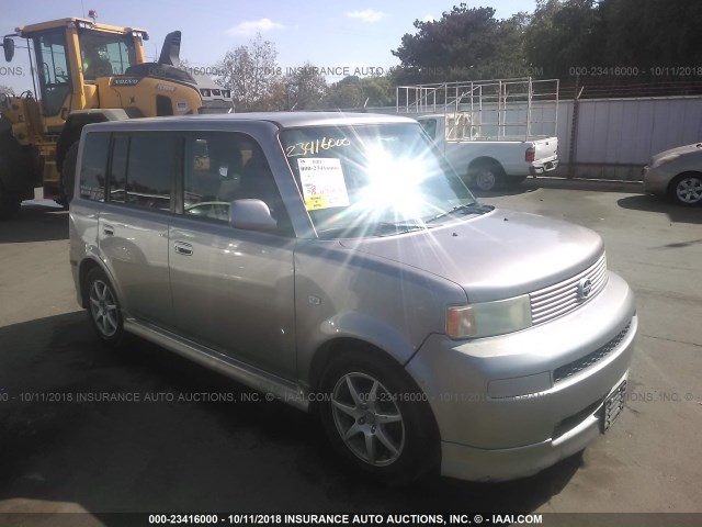JTLKT324740165832 - 2004 TOYOTA SCION XB ნაცრისფერი ფოტო 1