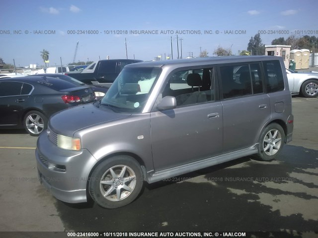 JTLKT324740165832 - 2004 TOYOTA SCION XB ნაცრისფერი ფოტო 2