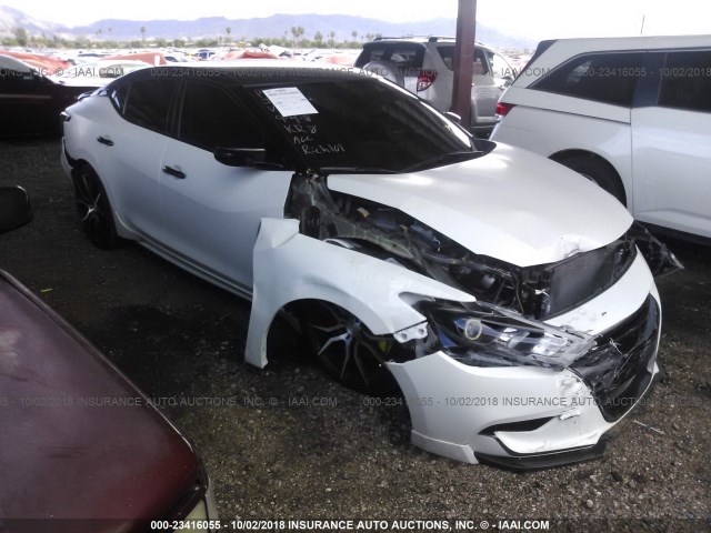 1N4AA6AP3HC457336 - 2017 NISSAN MAXIMA 3.5S/SV/SL/SR/PLAT WHITE photo 1