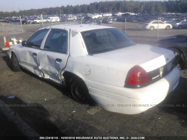 2FAFP71W84X166099 - 2004 FORD CROWN VICTORIA POLICE INTERCEPTOR WHITE photo 3