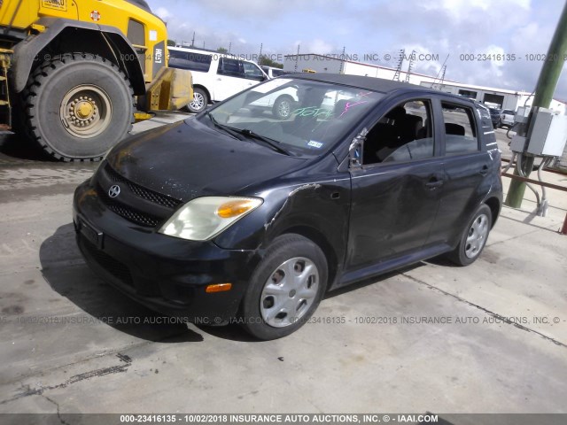 JTKKT624560133423 - 2006 TOYOTA SCION XA შავი ფოტო 2