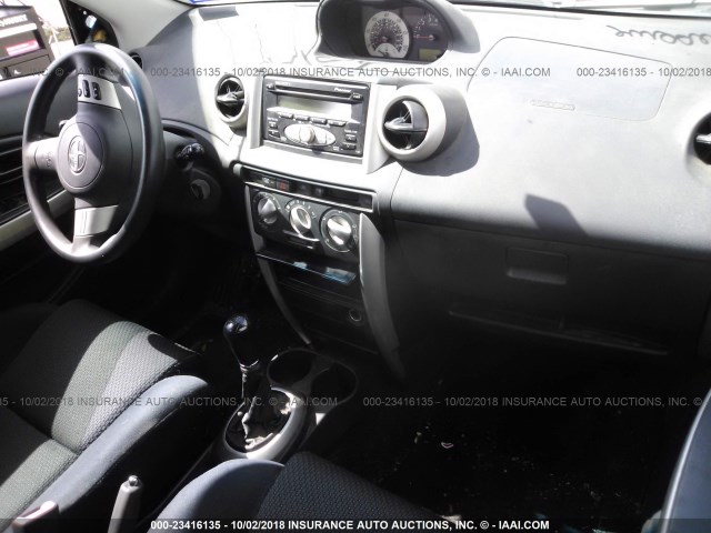 JTKKT624560133423 - 2006 TOYOTA SCION XA შავი ფოტო 5