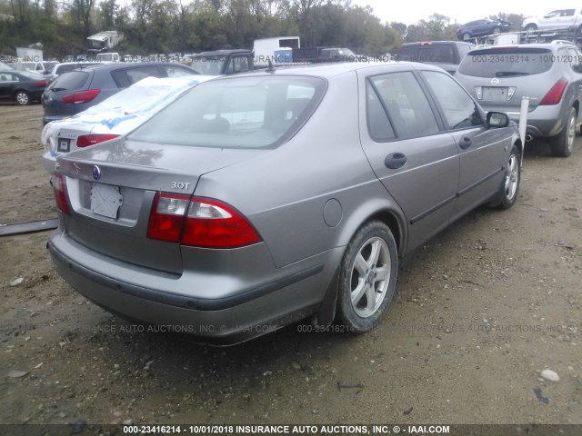 YS3ED49Z233011810 - 2003 SAAB 9-5 ARC GRAY photo 4