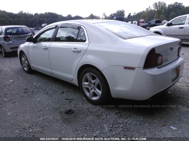 1G1ZH57B39F121225 - 2009 CHEVROLET MALIBU 1LT თეთრი ფოტო 3