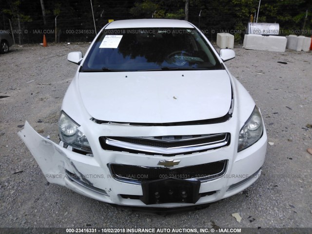 1G1ZH57B39F121225 - 2009 CHEVROLET MALIBU 1LT თეთრი ფოტო 6