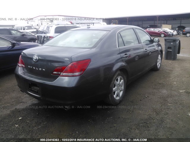 4T1BK36BX9U338908 - 2009 TOYOTA AVALON XL/XLS/LIMITED GRAY photo 4