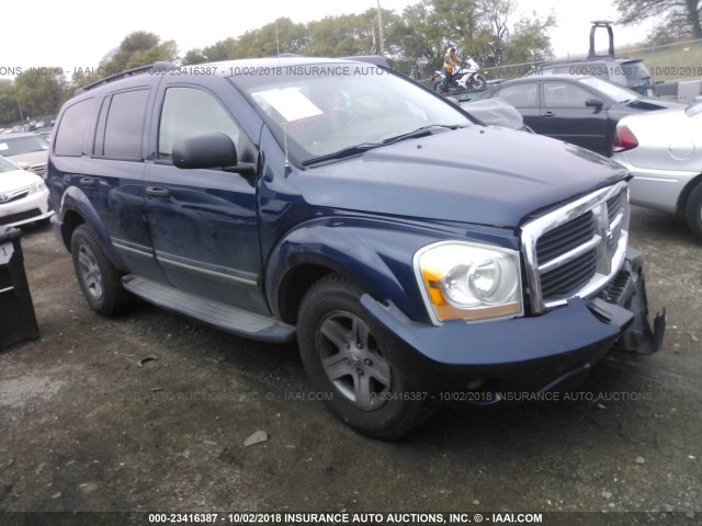 1D8HB58D55F561589 - 2005 DODGE DURANGO LIMITED BLUE photo 1