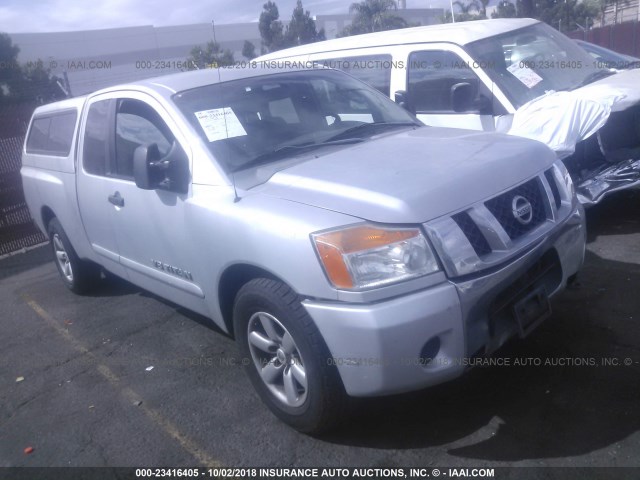 1N6AA06A38N350686 - 2008 NISSAN TITAN XE/LE/SE GRAY photo 1