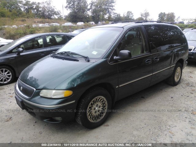 1C4GP64L3TB364746 - 1996 CHRYSLER TOWN & COUNTRY LXI GREEN photo 2