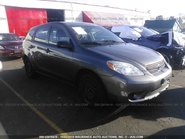 2T1KR32E18C706324 - 2008 TOYOTA COROLLA MATRIX XR GRAY photo 1