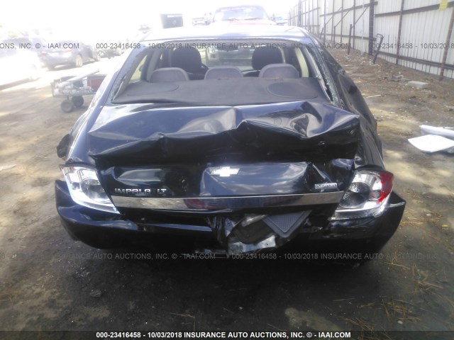 2G1WB5EK5A1129720 - 2010 CHEVROLET IMPALA LT BLACK photo 6