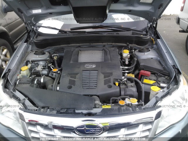 JF2SHGHC4DH406929 - 2013 SUBARU FORESTER TOURING 浅蓝色 照片 10