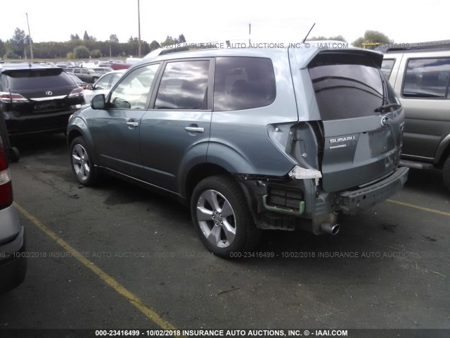 JF2SHGHC4DH406929 - 2013 SUBARU FORESTER TOURING 浅蓝色 照片 3