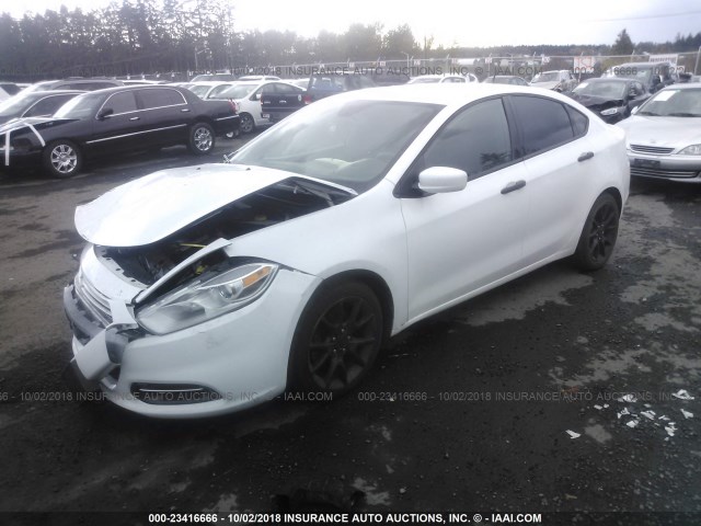 1C3CDFAA4DD148599 - 2013 DODGE DART SE/AERO WHITE photo 2