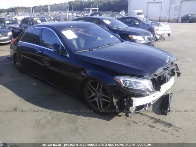 WDDUG8FB3FA111686 - 2015 MERCEDES-BENZ S 550 4MATIC BLACK photo 1