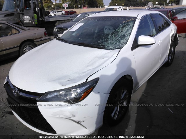 4T1BF1FK7GU116221 - 2016 TOYOTA CAMRY LE/XLE/SE/XSE WHITE photo 2