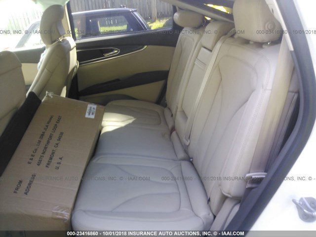 2LMPJ6LR4JBL21984 - 2018 LINCOLN MKX RESERVE Սպիտակ լուսանկար 8