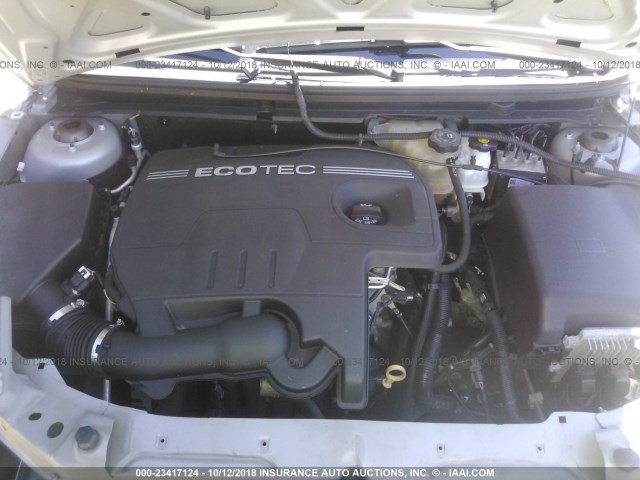 1G1ZC5E06A4108288 - 2010 CHEVROLET MALIBU 1LT SILVER photo 10