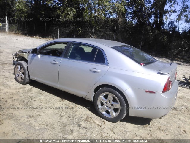 1G1ZC5E06A4108288 - 2010 CHEVROLET MALIBU 1LT SILVER photo 3