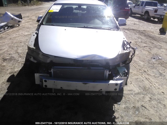 1G1ZC5E06A4108288 - 2010 CHEVROLET MALIBU 1LT SILVER photo 6