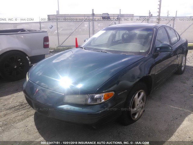 1G2WJ52K4VF330252 - 1997 PONTIAC GRAND PRIX SE 绿色 照片 2