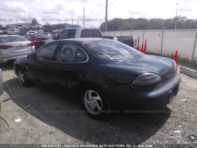 1G2WJ52K4VF330252 - 1997 PONTIAC GRAND PRIX SE 绿色 照片 3
