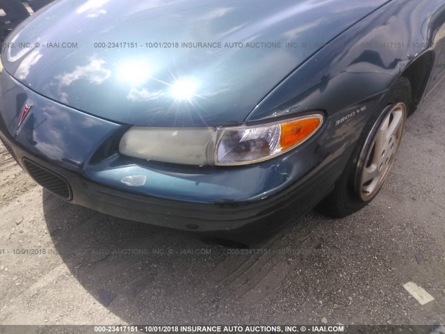 1G2WJ52K4VF330252 - 1997 PONTIAC GRAND PRIX SE 绿色 照片 6