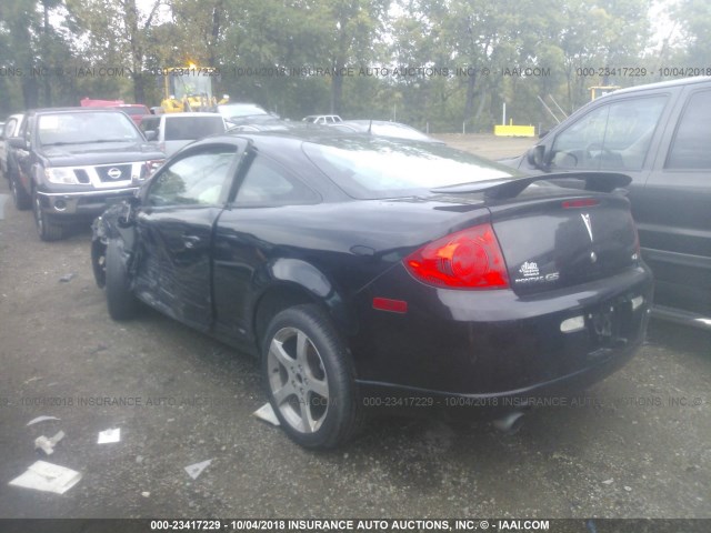 1G2AN18B887184838 - 2008 PONTIAC G5 GT BLACK photo 3