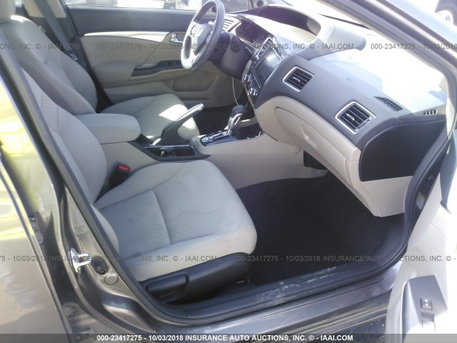 19XFB2F86FE081938 - 2015 HONDA CIVIC EX TAN photo 5