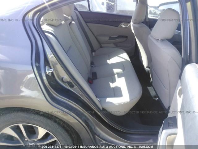 19XFB2F86FE081938 - 2015 HONDA CIVIC EX TAN photo 8