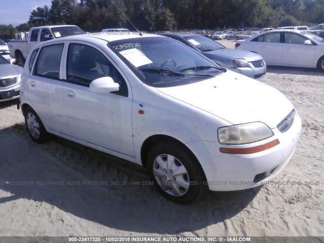 KL1TJ62644B215347 - 2004 CHEVROLET AVEO LS WHITE photo 1