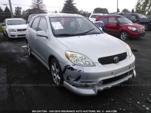 2T1KR32E03C090897 - 2003 TOYOTA COROLLA MATRIX XR SILVER photo 1