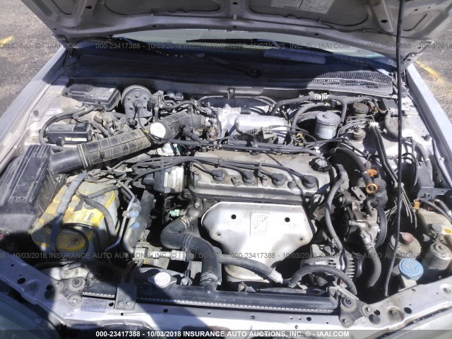 1HGCD715XVA024202 - 1997 HONDA ACCORD EX SILVER photo 10