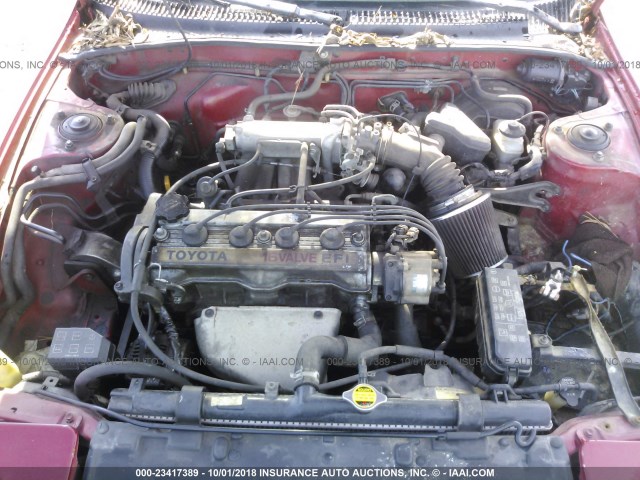 JT2AT86F2P0111559 - 1993 TOYOTA CELICA ST RED photo 10