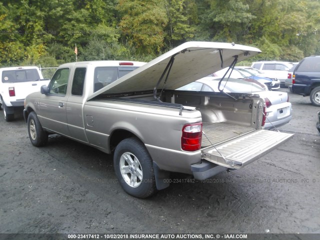 1FTZR15E24PB34237 - 2004 FORD RANGER SUPER CAB TAN photo 3