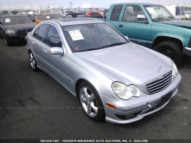 WDBRF52H96F746599 - 2006 MERCEDES-BENZ C GENERATION 2006 230 SILVER photo 1