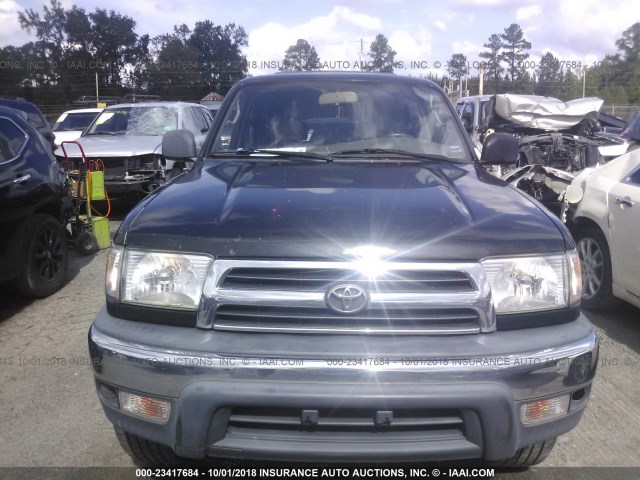 JT3HN86R0Y0285520 - 2000 TOYOTA 4RUNNER SR5 BLACK photo 6