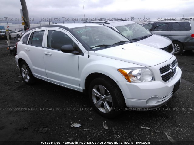 1B3CB3HA3BD120779 - 2011 DODGE CALIBER MAINSTREET WHITE photo 1