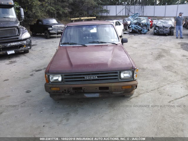 JT4RN50R4J0354979 - 1988 TOYOTA PICKUP 1/2 TON RN50 BROWN photo 6