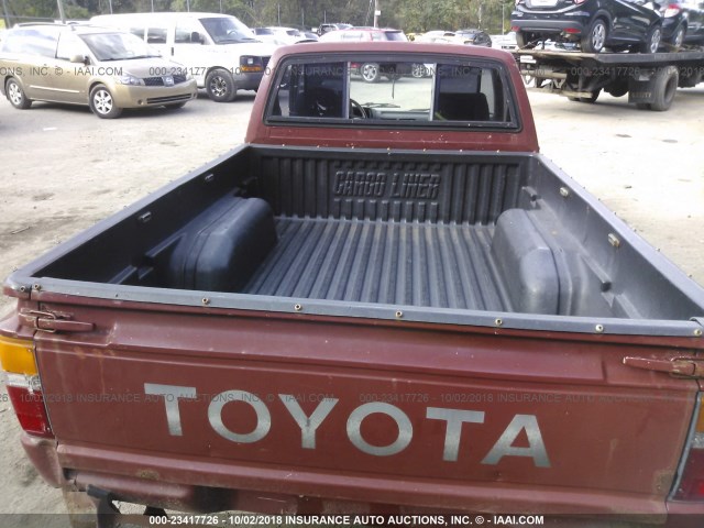 JT4RN50R4J0354979 - 1988 TOYOTA PICKUP 1/2 TON RN50 BROWN photo 8