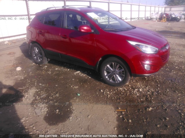 KM8JU3AG7EU879112 - 2014 HYUNDAI Tucson GLS/LIMITED/SE MAROON photo 1