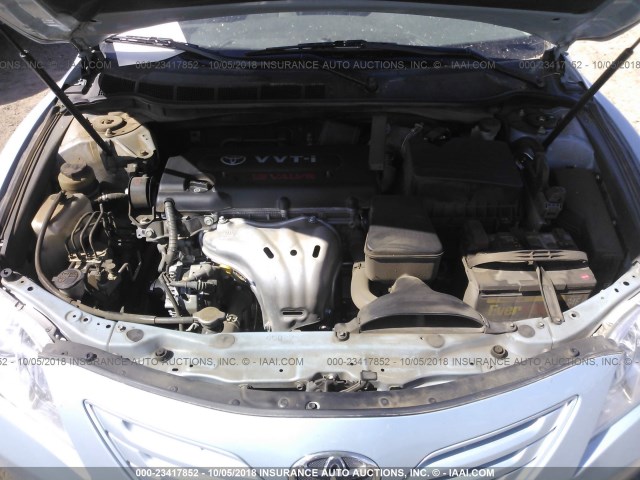JTNBE46K973034291 - 2007 TOYOTA CAMRY NEW GENERAT CE/LE/XLE/SE Light Blue photo 10